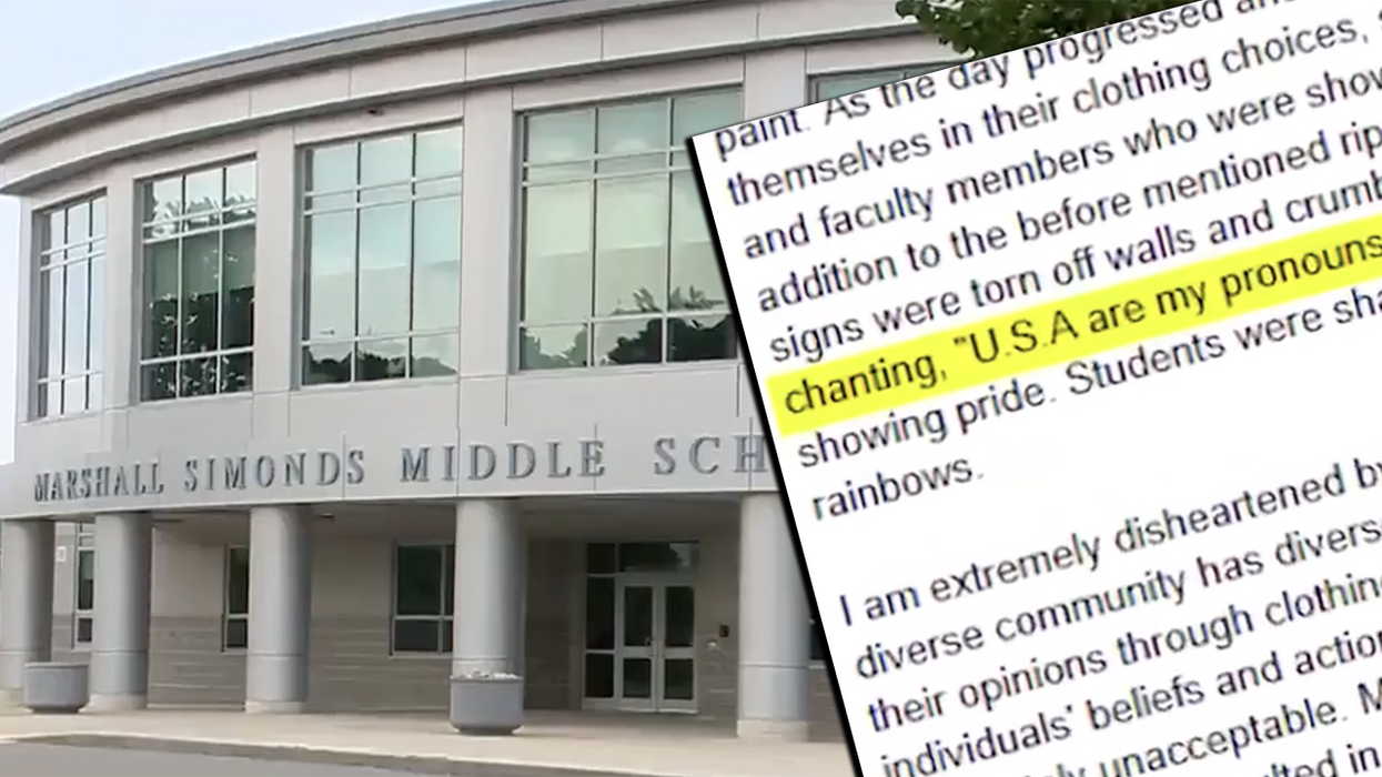 "Our pronouns are USA": Middle school students rebel against Pride celebration being forced on them