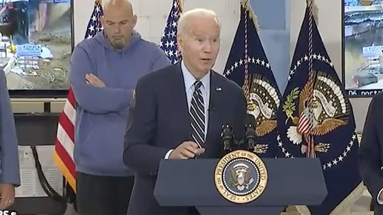 Watch: Joe Biden bombs so bad making a joke about sleeping with his wife, he has to explain it to the press