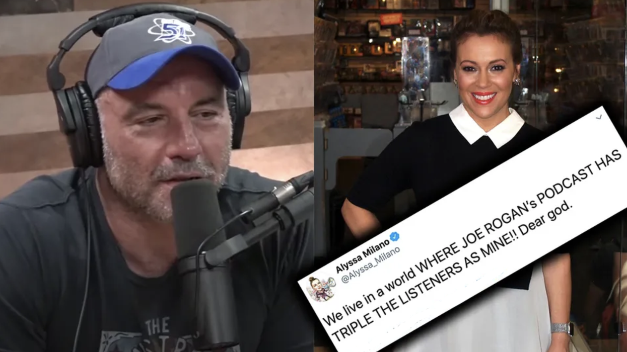 Alyssa Milano Has a Twitter Meltdown, Rants About Joe Rogan and Other Insanity