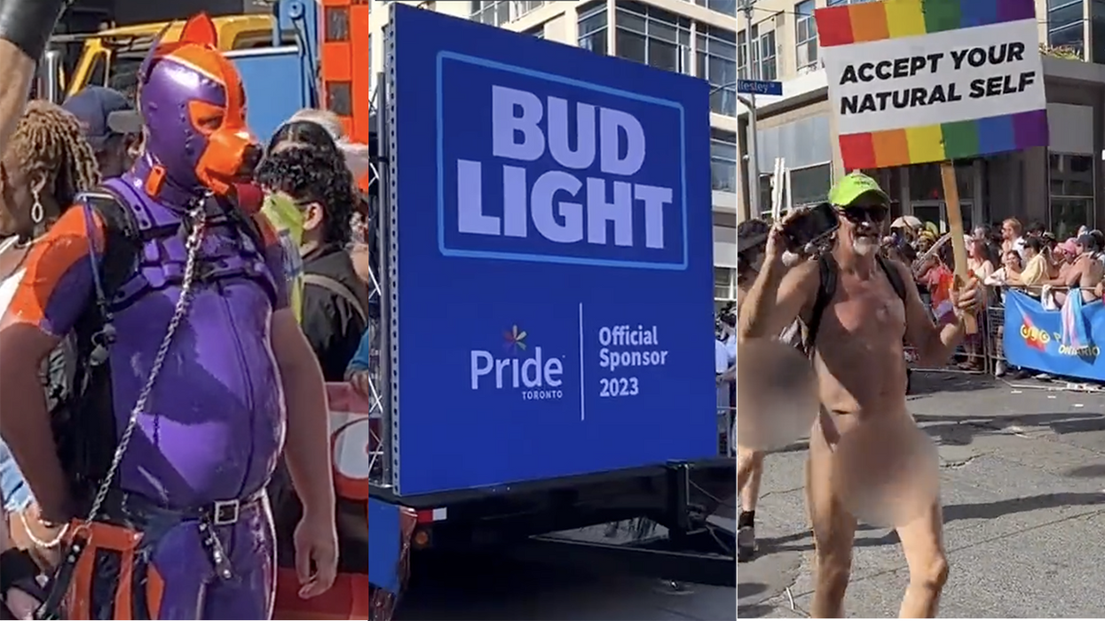 Watch: Bud Light's a glutton for punishment, sponsors parade that exposes kids to naked adults, puppy fetishists