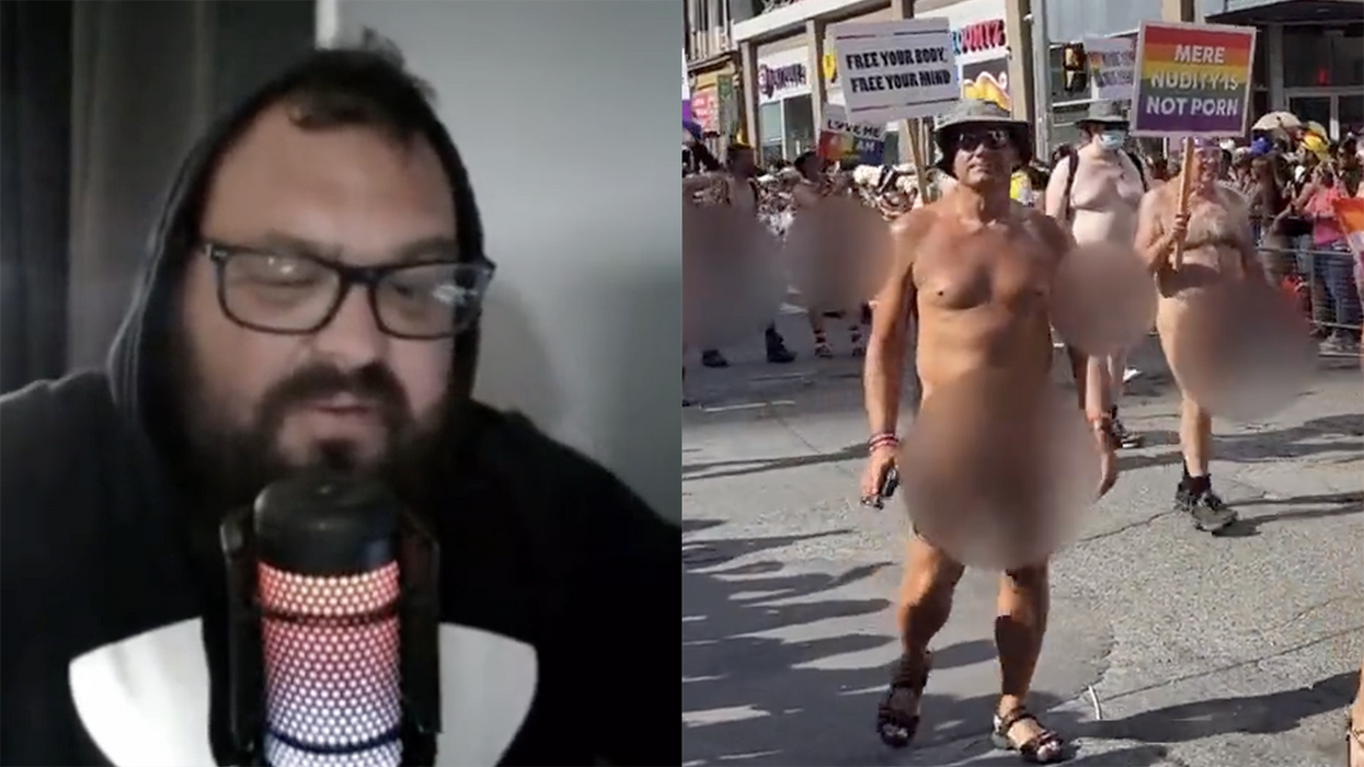 "That's the issue every year": Police tell TikToker naked men in front of kids is ok at Pride parade, not any other time
