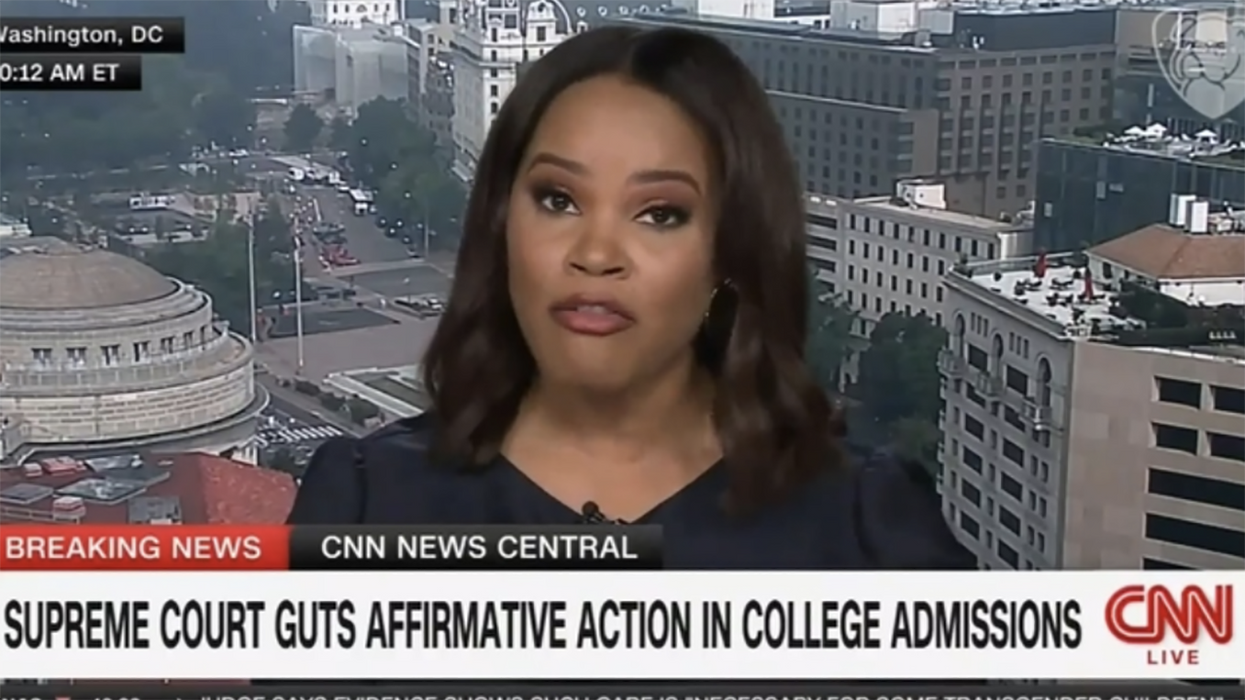 CNN declares today's SCOTUS decision on affirmative action will destroy our military and... wait, what?