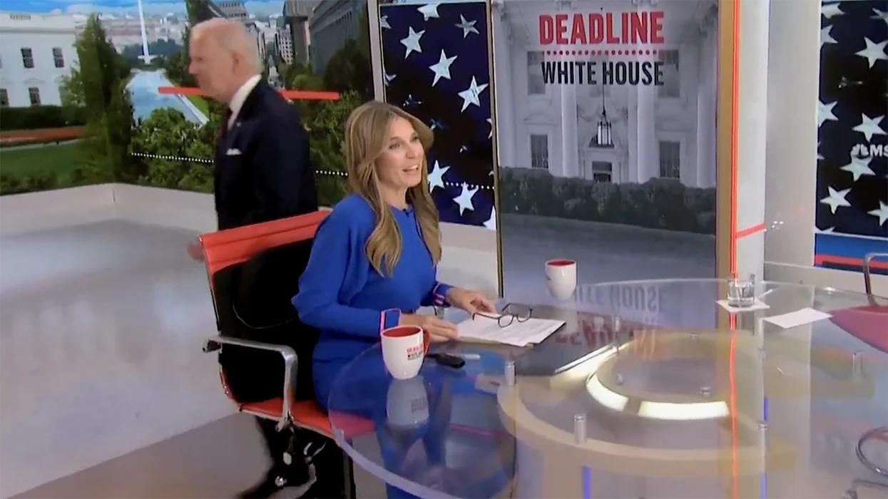 Watch: Joe Biden awkwardly walks off MSNBC after butchering and confusing America's founding documents