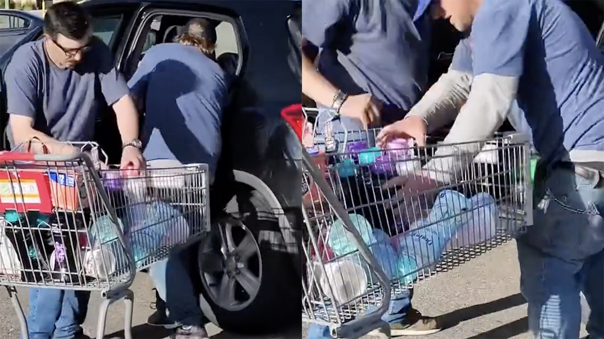 Supermarket employee gets fired for FILMING thieves running off with shopping cart full of merchandise