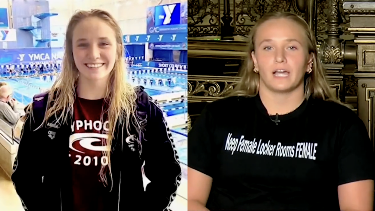 Watch: Teen gets kicked off YMCA swim team, accused of "hate speech" for protesting naked men in the women's locker room