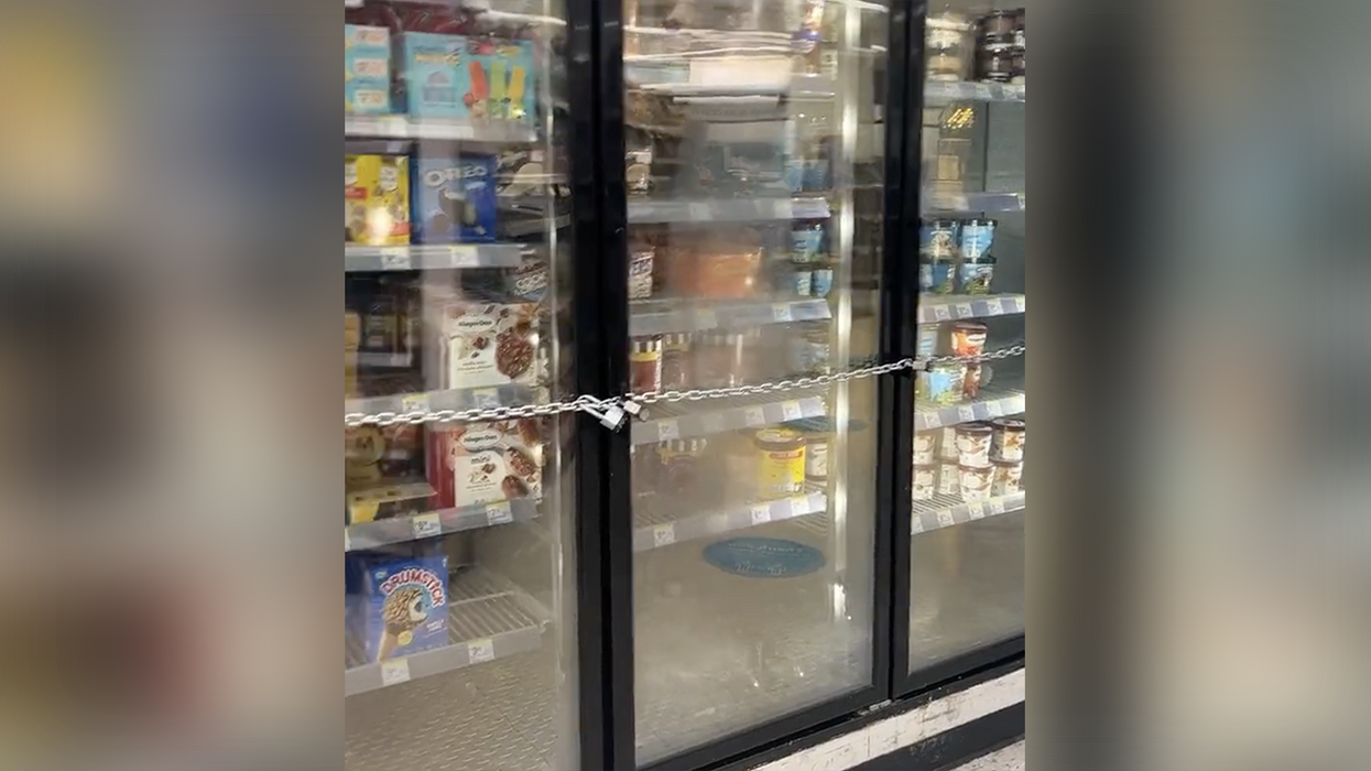 Watch: Progressive city crime's gotten so bad, they are locking up ice cream and frozen pizzas