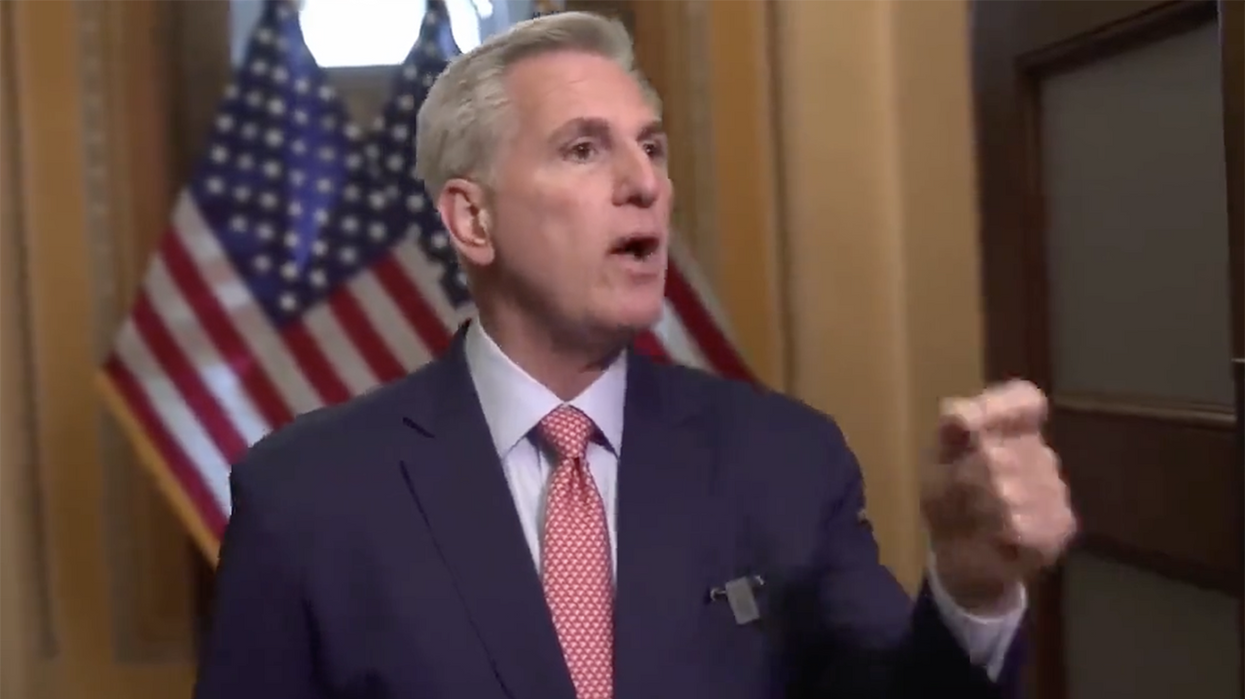Watch: Smug reporter attempts gotcha question at Kevin McCarthy on "moderates," gets earful on impeaching Biden instead