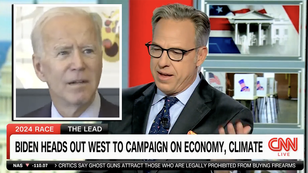 Watch: Jake Tapper can't understand why so many Americans hate Joe Biden, his guest stumbles on the perfect reason