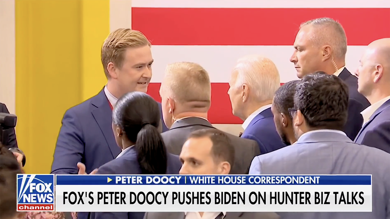 Watch: Joe Biden flips out on Doocy for asking him to his face about calling into Hunter Biden's business meetings