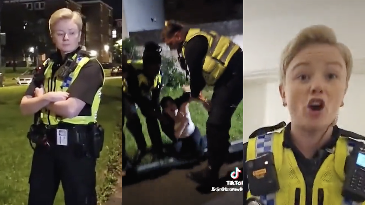 Police overwhelm autistic teen girl, arrest her for telling cop, "you look like my nana, who's a lesbian"