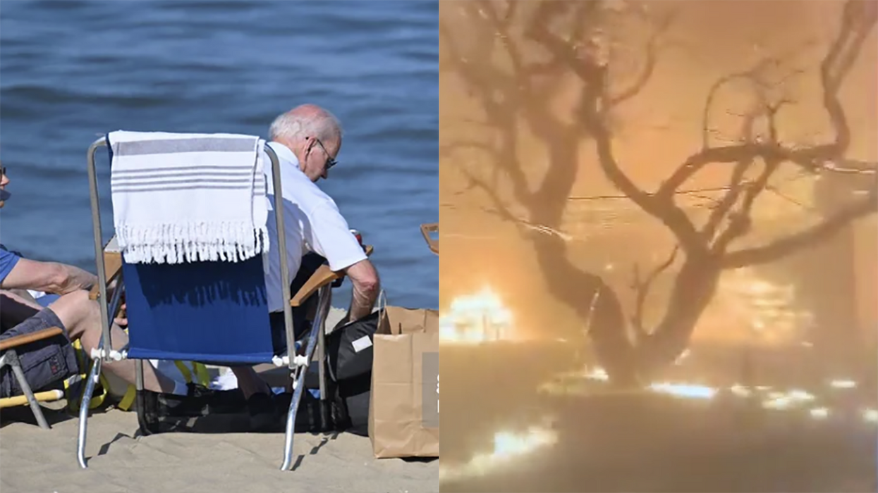 Joe Biden's heartless two-word response about Maui fire proves how little he cares about Americans when on vacation (again)