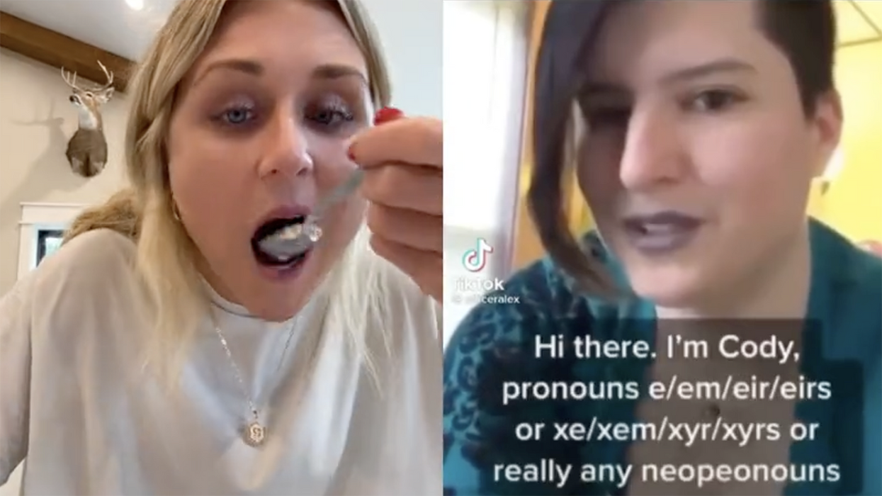 TikTok deletes offensive Riley Gaines video where she (checks notes) eats cereal while someone carries on about pronouns