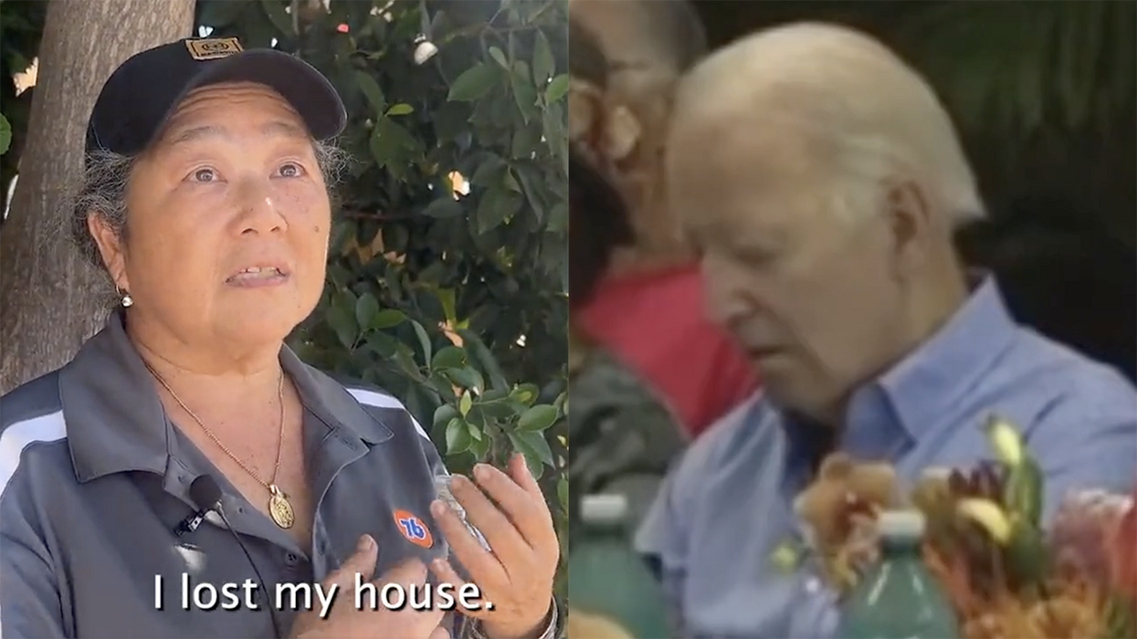 Maui resident who lost everything offers harsh message for Joe Biden: "Get back on the f***ing plane"