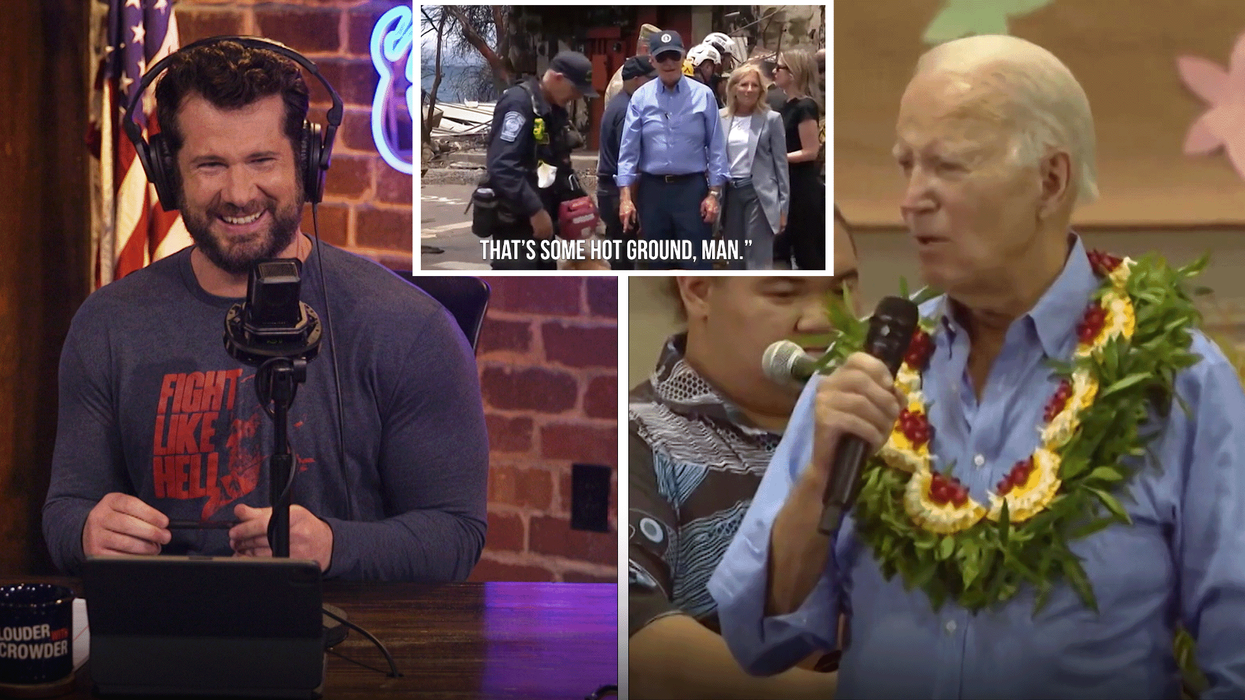 Sh*t Show Joe DISGRACES Maui Victims! "That's some hot ground, man."