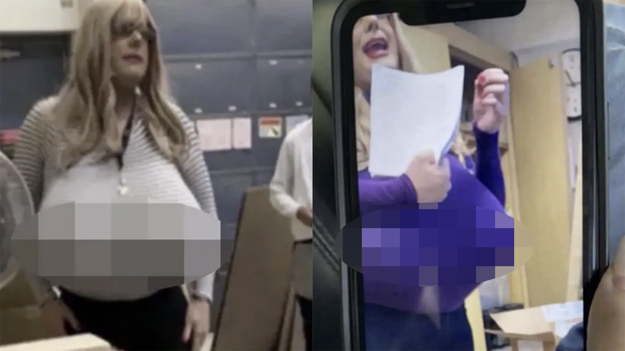 Kayla Lemieux, the trans teacher with Z-cup fake boobs, returns to teaching and is causing chaos at a new school