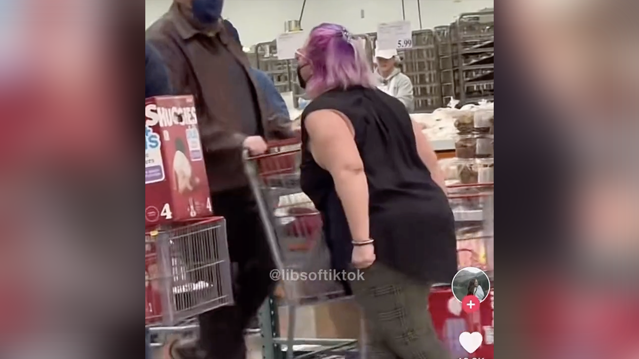WATCH: Purple-Haired Woman Who Shrieked At Stranger In Costco Over Masks Now Running For Political Office