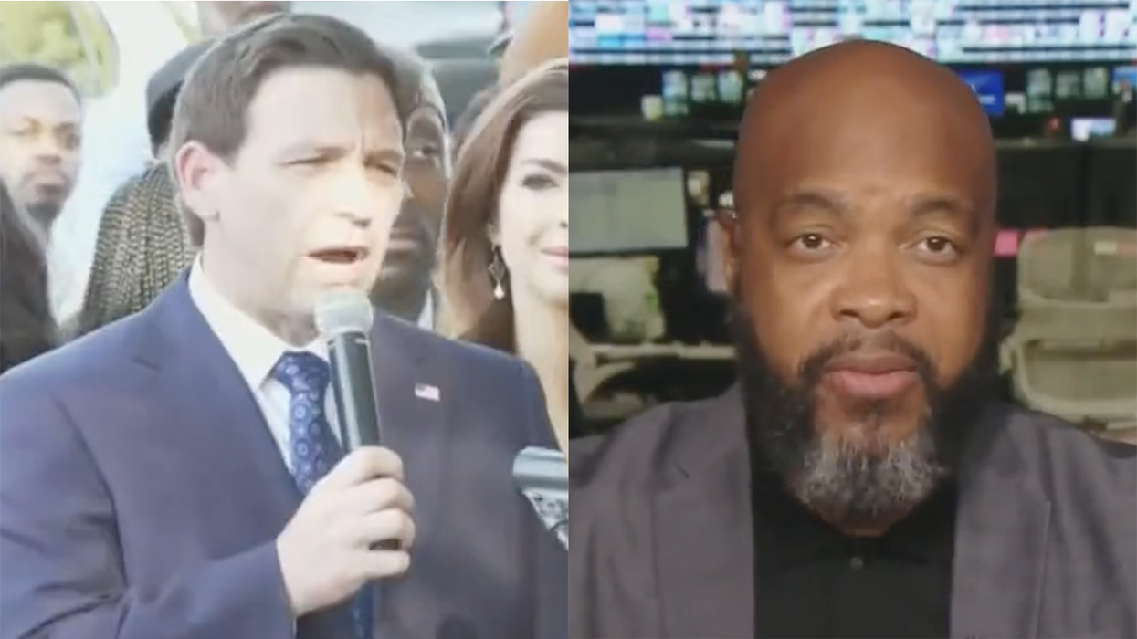 Watch: MSNBC lashes out at Ron DeSantis, because he called the Jacksonville killer a "scumbag"