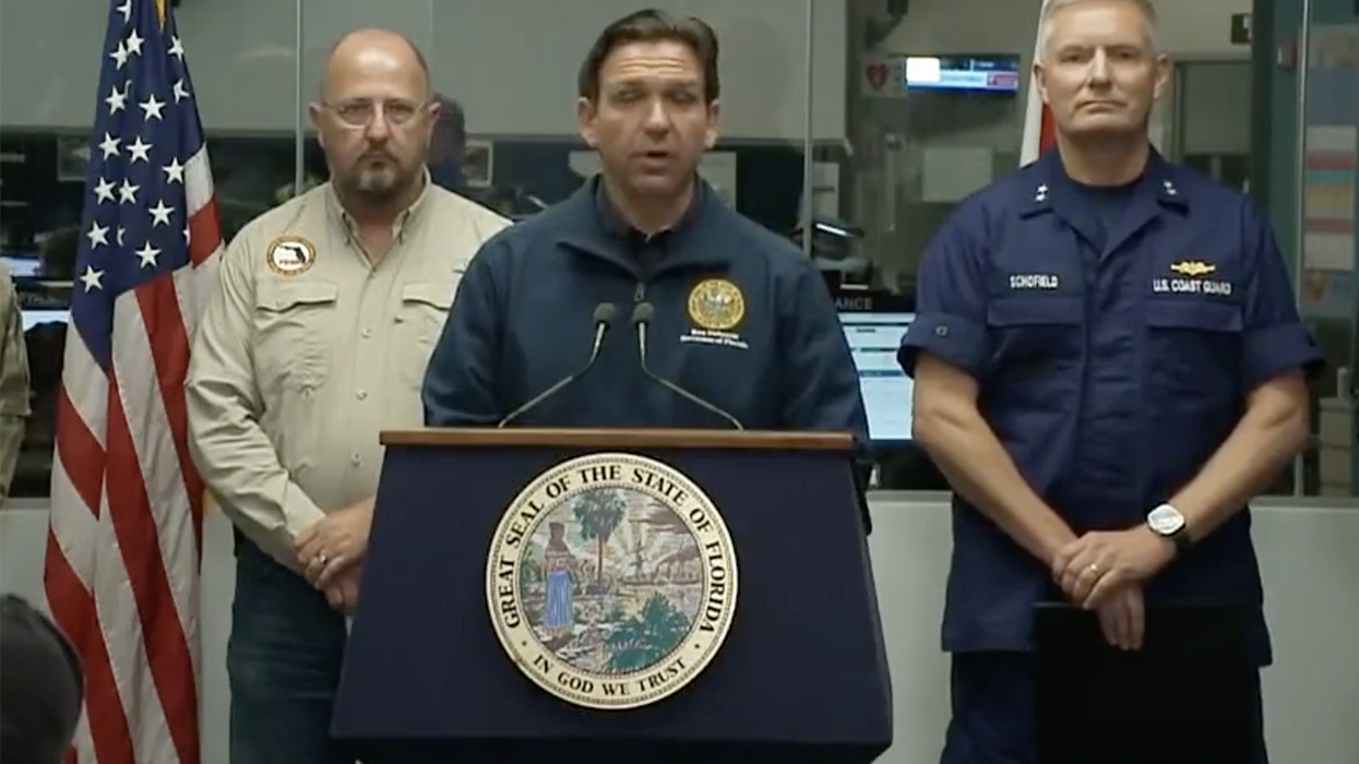 Watch: Reporter tries to bait DeSantis with anti-Trump question during Hurricane presser, but he refuses