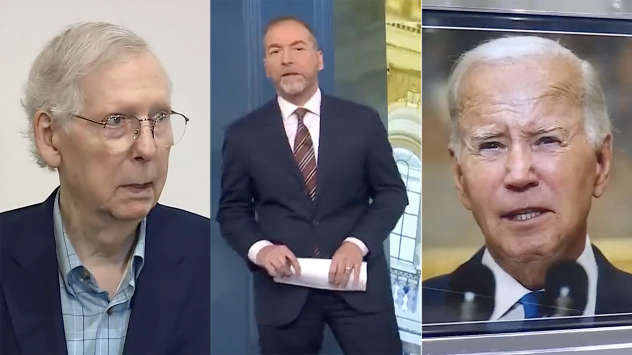 NBC News makes desperate attempt to use Mitch McConnell being old AF to spare Joe Biden from criticism
