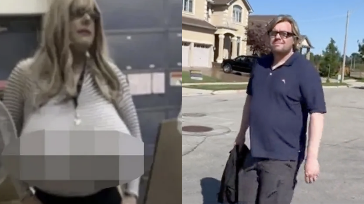 Watch: Kayla Lemieux shows up at new teaching job without her wig... or strap-on Z-cup fake breasts