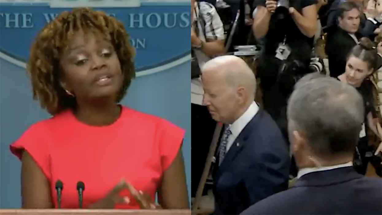 Biden's walking away from Medal of Honor recipient made even more bizarre when you hear Karine Jean-Pierre's flimsy excuse