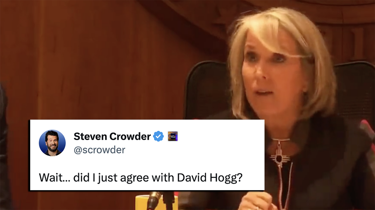 Watch: NM Gov suspends Second Amendment rights, causing... Steven Crowder to agree with David Hogg?