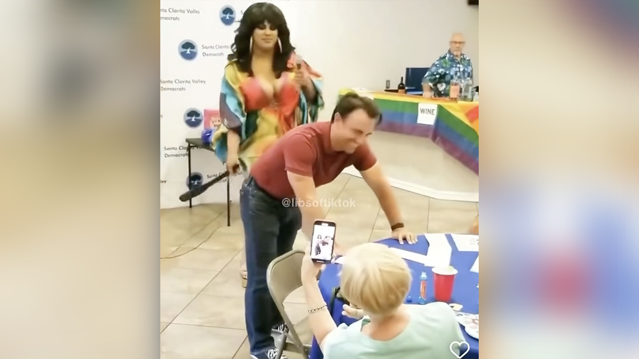 Watch: Drag Queen Spanks Woke Mayor In Front Of Kids At All Ages Democratic Fundraiser