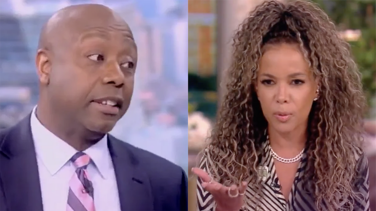 Watch: Why is "The View's" Sunny Hostin obsessed with Sen. Tim Scott's sex life?