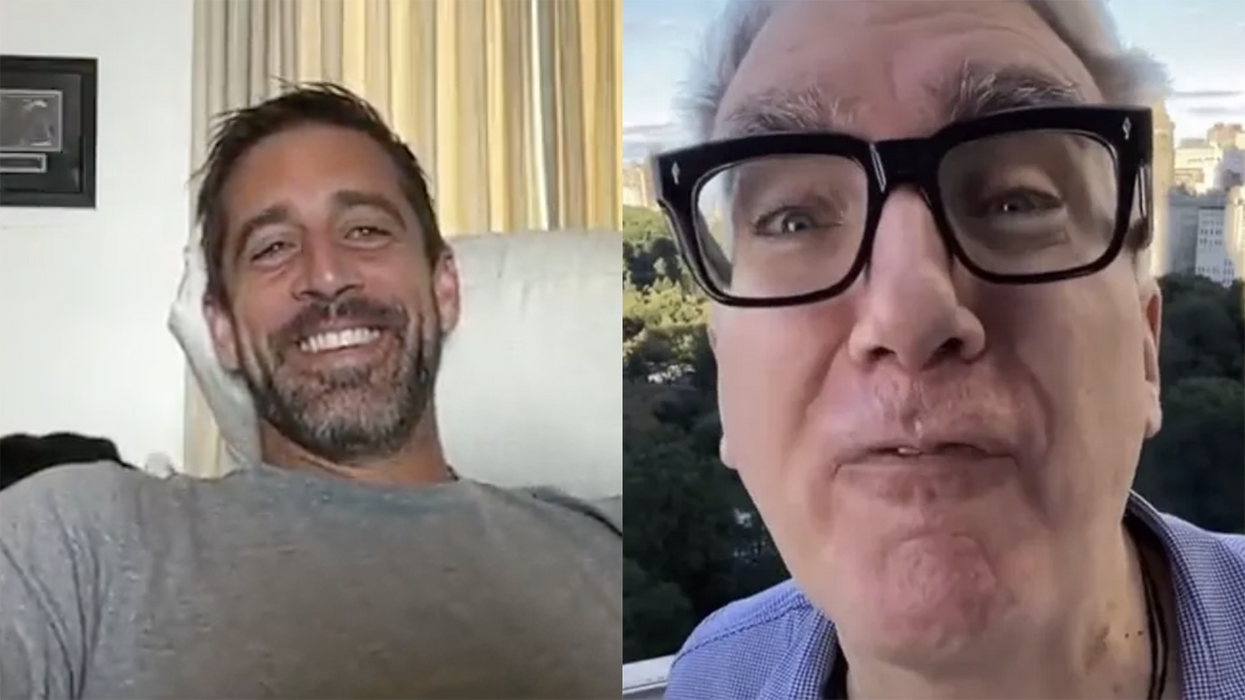 Watch: Aaron Rodgers wrecks Keith Olbermann's face, gives perfect five-word response to unhinged attacks