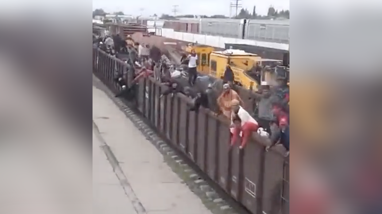 Watch: "Migrant Express" choo-choos its way to our southern border to take advantage of Biden Admin incompetence