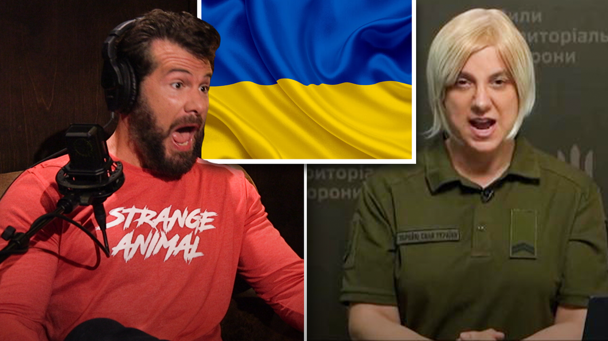 Watch: Ukraine's Trans Spokesperson Is Definitely a Psyop!