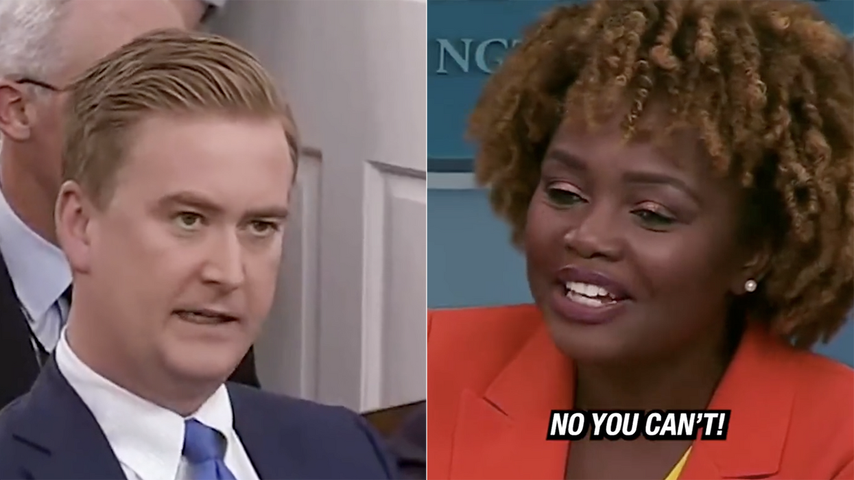 Watch: Karine Jean Pierre FREAKS OUT on Doocy when asked to call the Biden Border Crisis a "crisis"