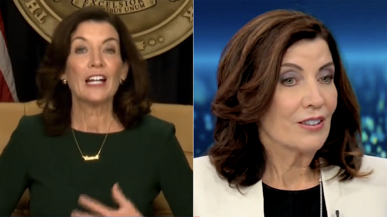 Watch: Kathy Hochul wants illegals to go to another country. Hey, remember when she begged them to come here?