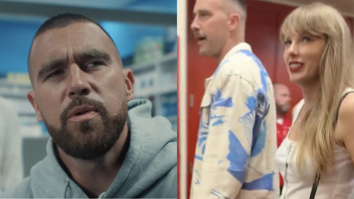 Travis Kelce sells out, not with Taylor Swift, but by cutting this Pfizer ad for Big Pharma
