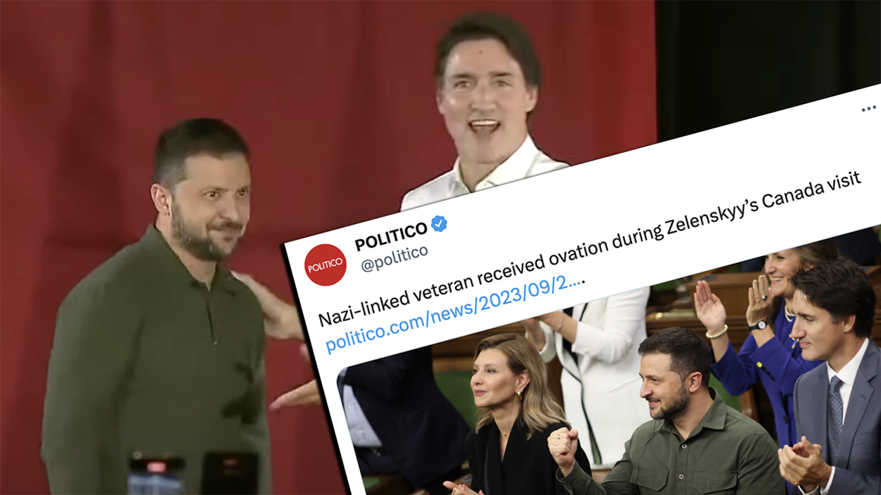 Politico hammered with BRUTAL fact check after Trudeau, Zelenskyy give standing ovation to a Nazi