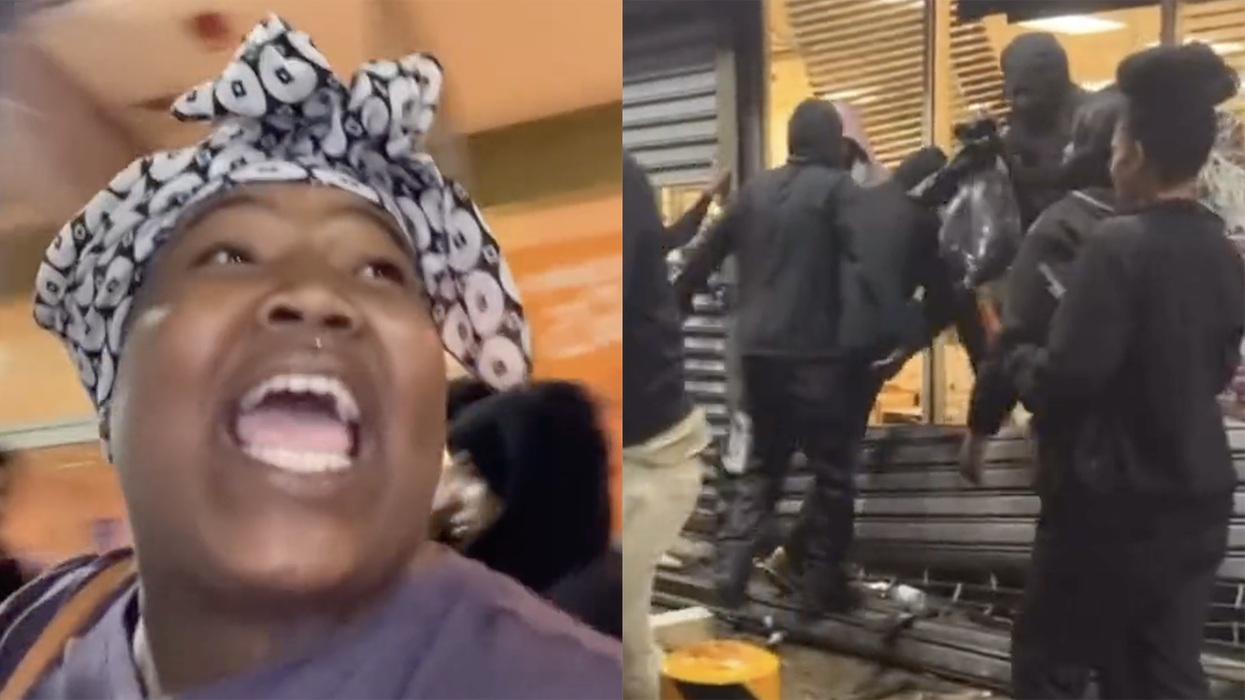 Watch: Looters ransack Philadelphia as narrated by a woman named Meatball (before she gets arrested herself)