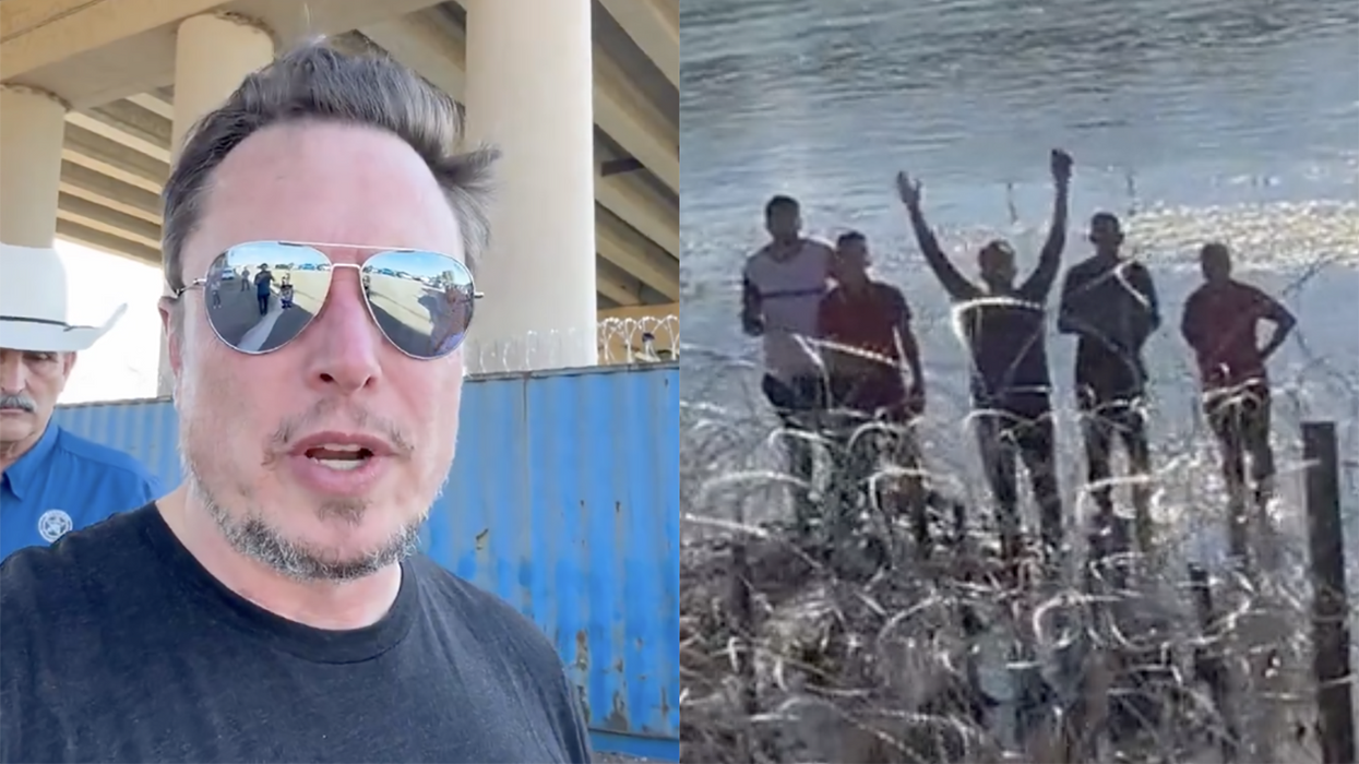 Watch: Elon Musk livestreams from the border since Joe Biden, corporate media don't have the stones to do so