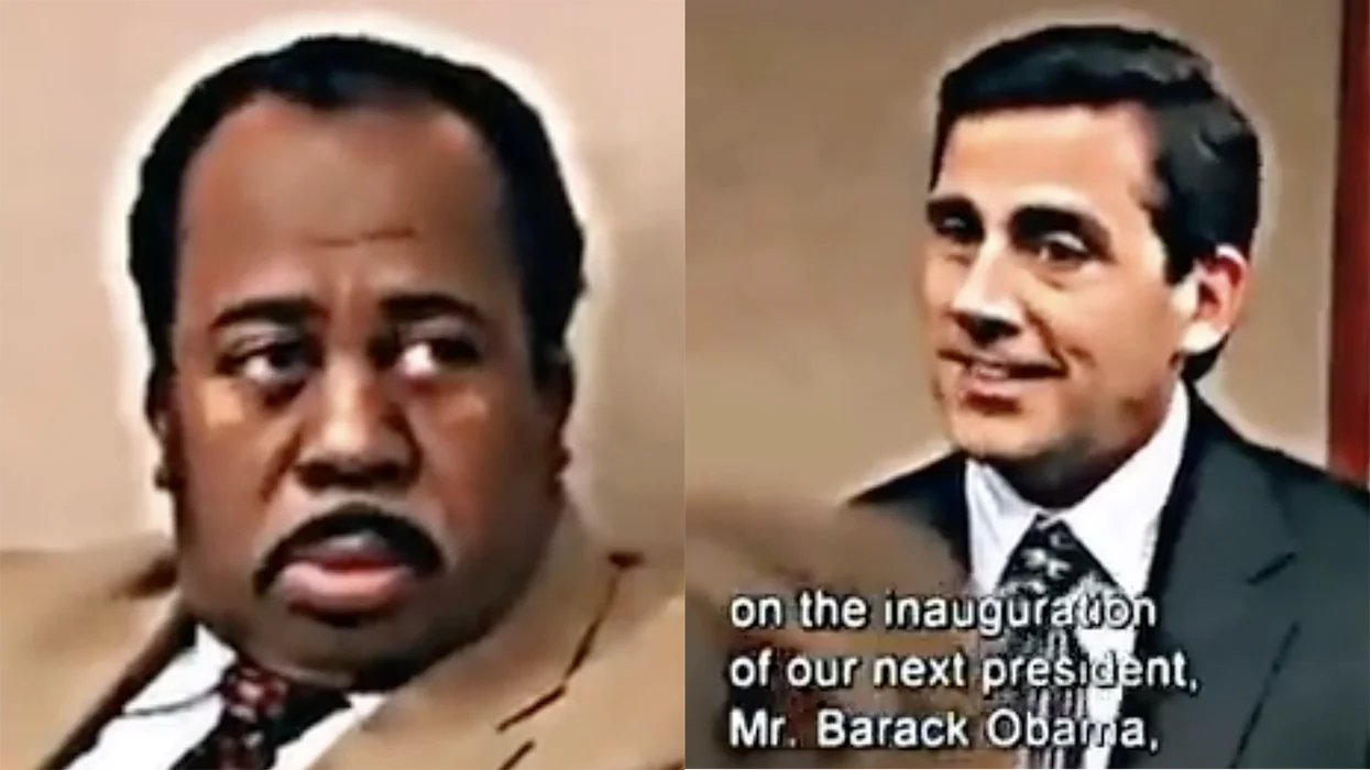 Deleted "The Office" clip about Obama's inauguration resurfaces, hilariously proclaims "Racism is officially dead"