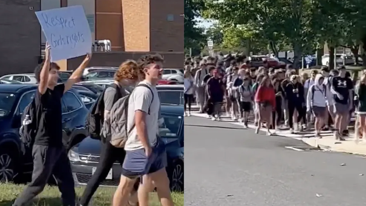 After Patriotic Student Walkout, School District Votes That Male Students Can't Use The Girls' Bathroom Anymore