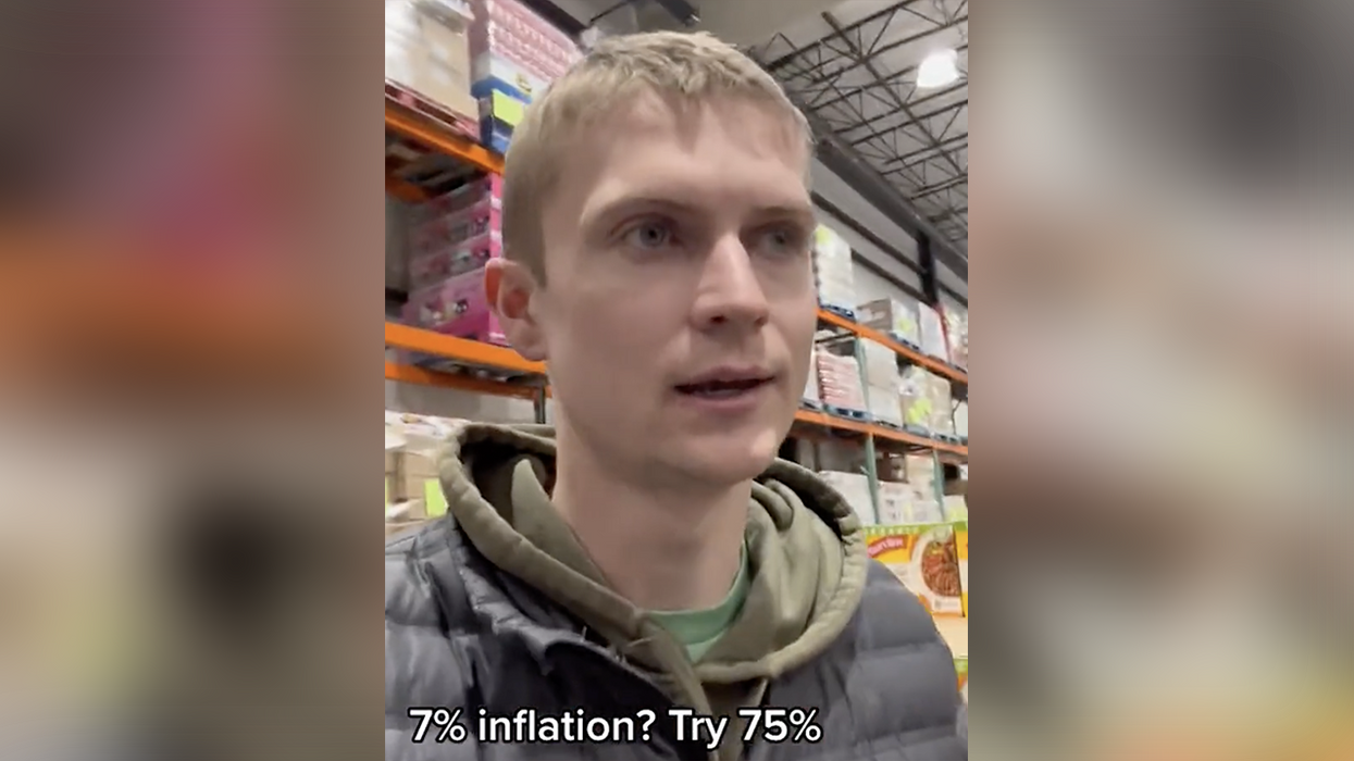 Watch: Dude walks around Costco showing the REAL cost of inflation Biden and the media won't