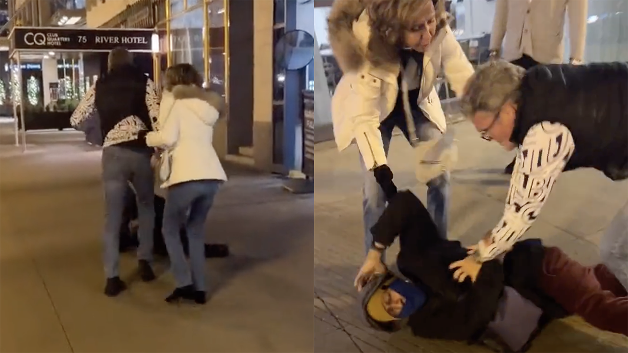 Watch: Gary's wife shows what NOT to do when your man's attempting to protect you from an assailant