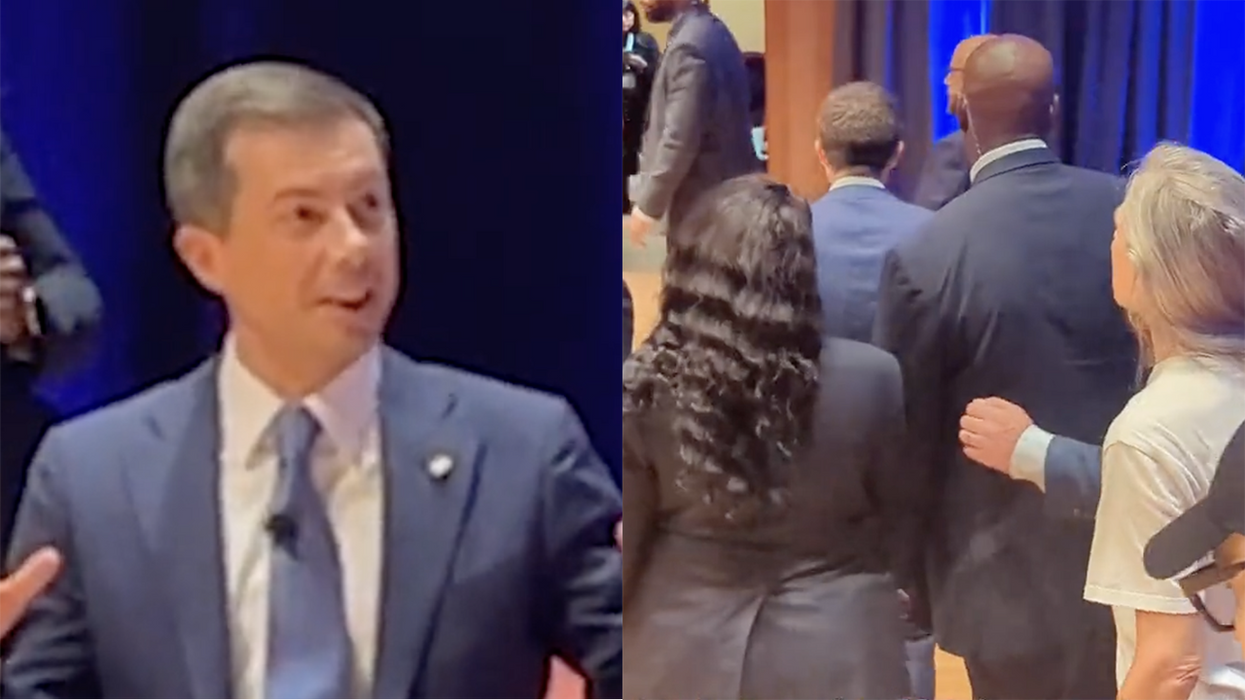 Watch: 'Stop Petro Pete' Screams Climate Protesters As They Chase Buttigieg From Event