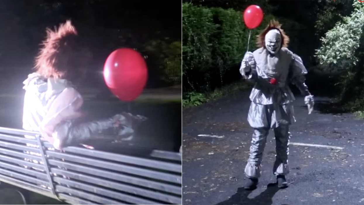 A "Killer Clown" Is Stalking The Scotland Streets, And Here's His Video Warning To The Villagers