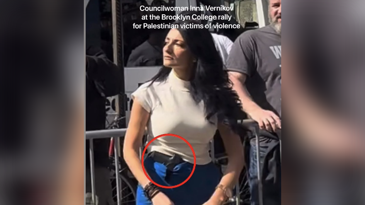 NYC GOP Councilwoman shows up at anti-Israel rally with a gun for protection, and the protestors can't understand why