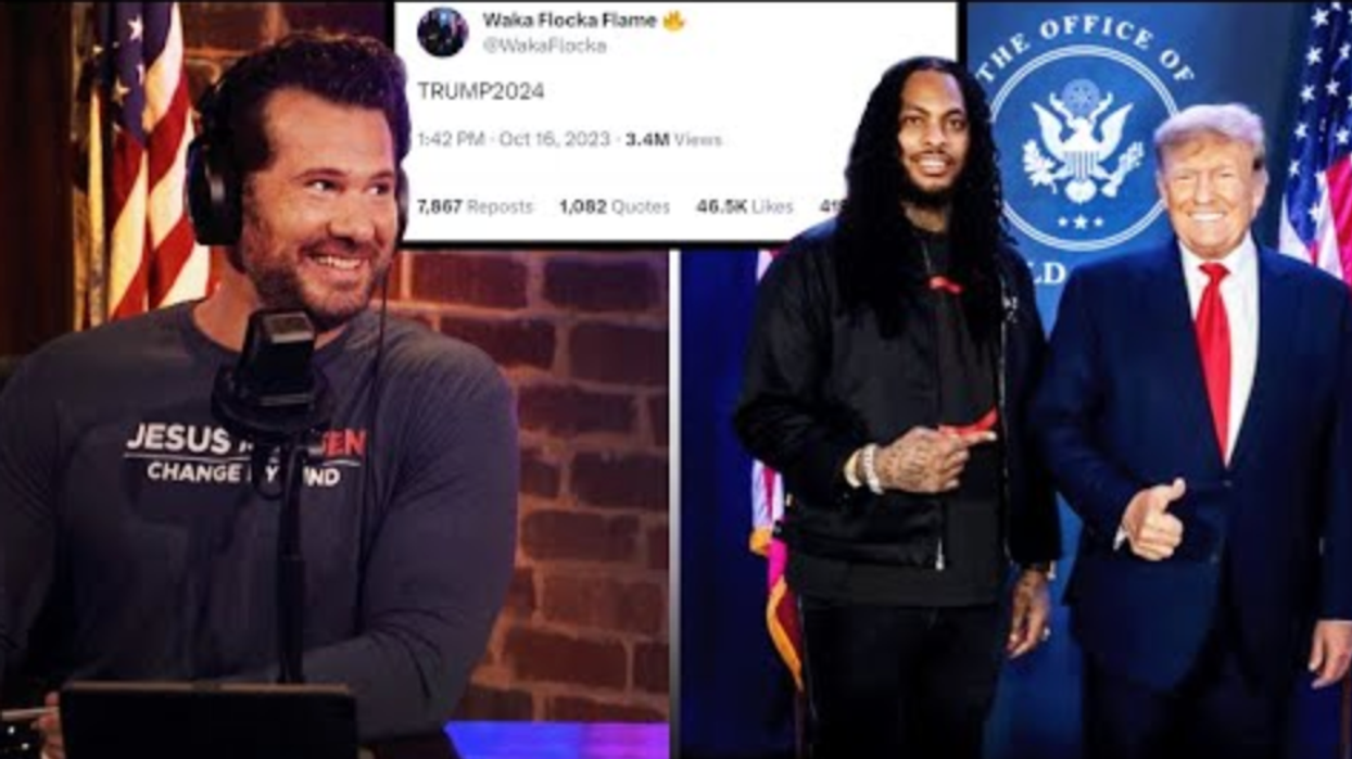 Watch: Donald Trump Red Pills Waka Flaka Flame