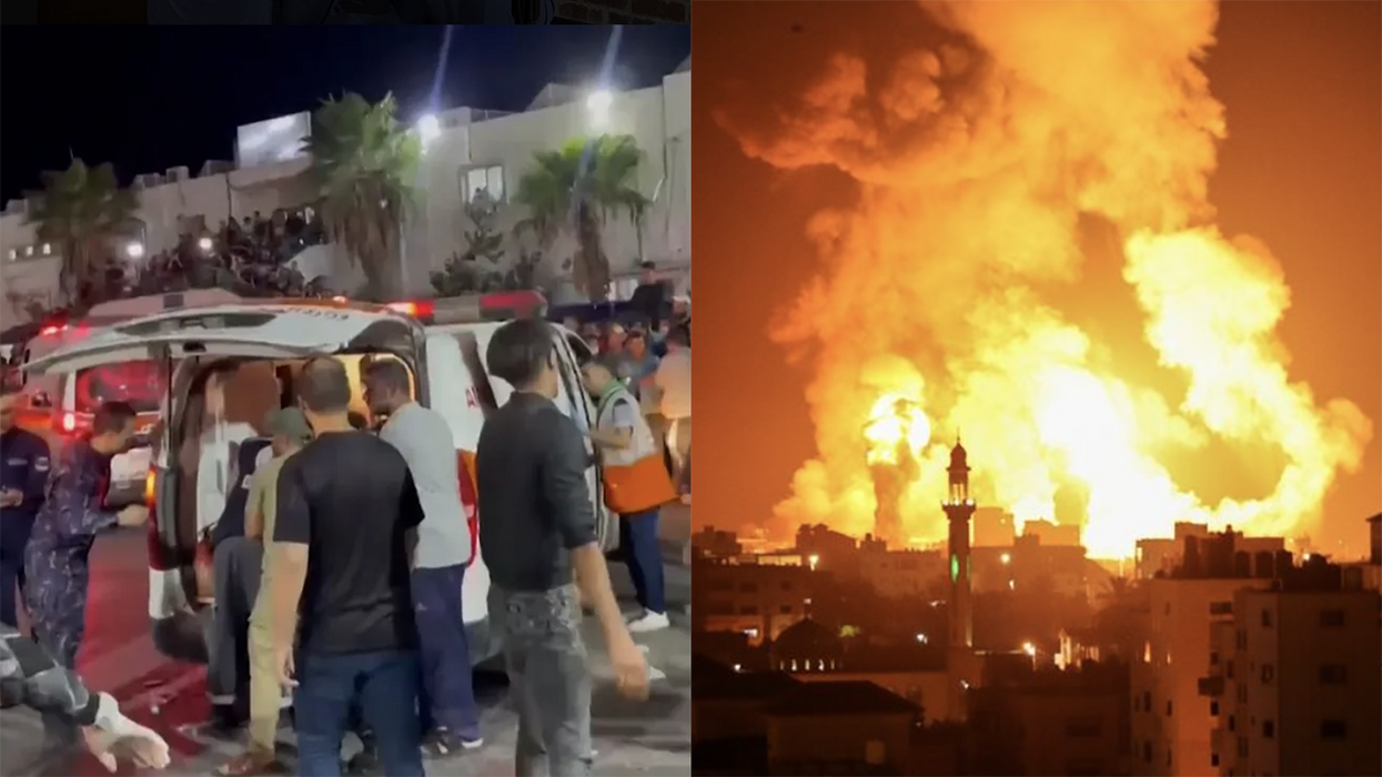 Watch: Gaza Christian Hospital Blown Up! Who Did It?!