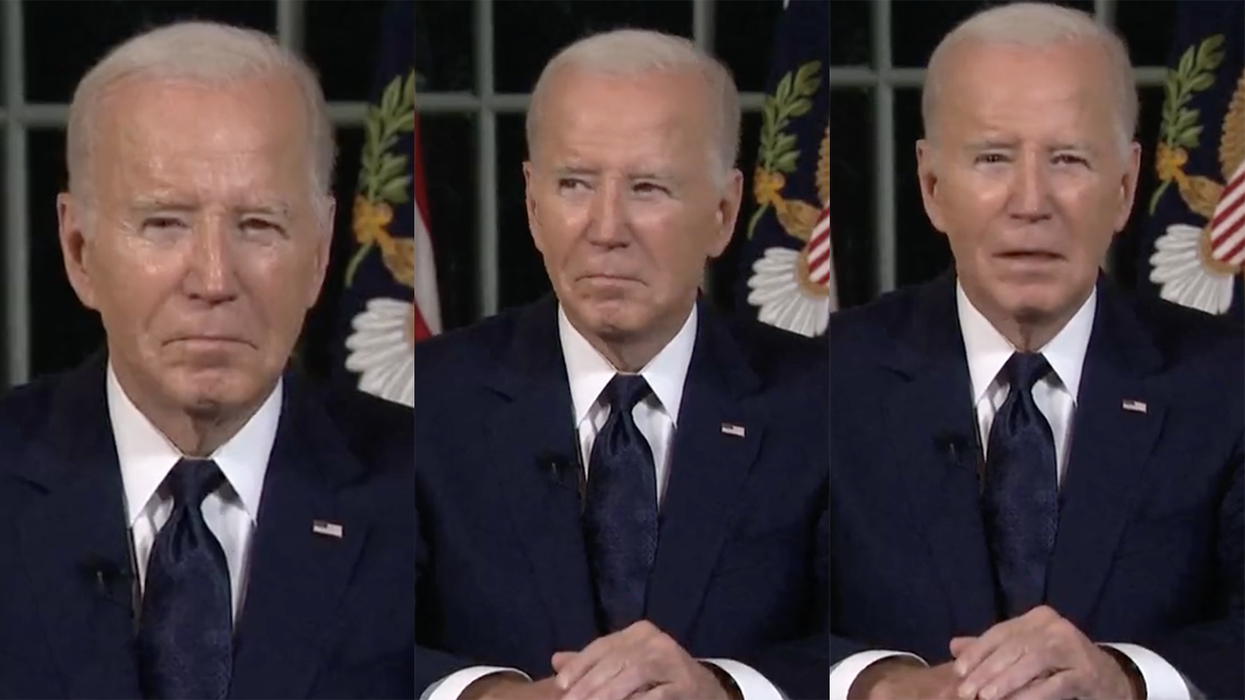 Watch: The highlight of Joe Biden's address to the nation are these eight seconds he didn't know he was live