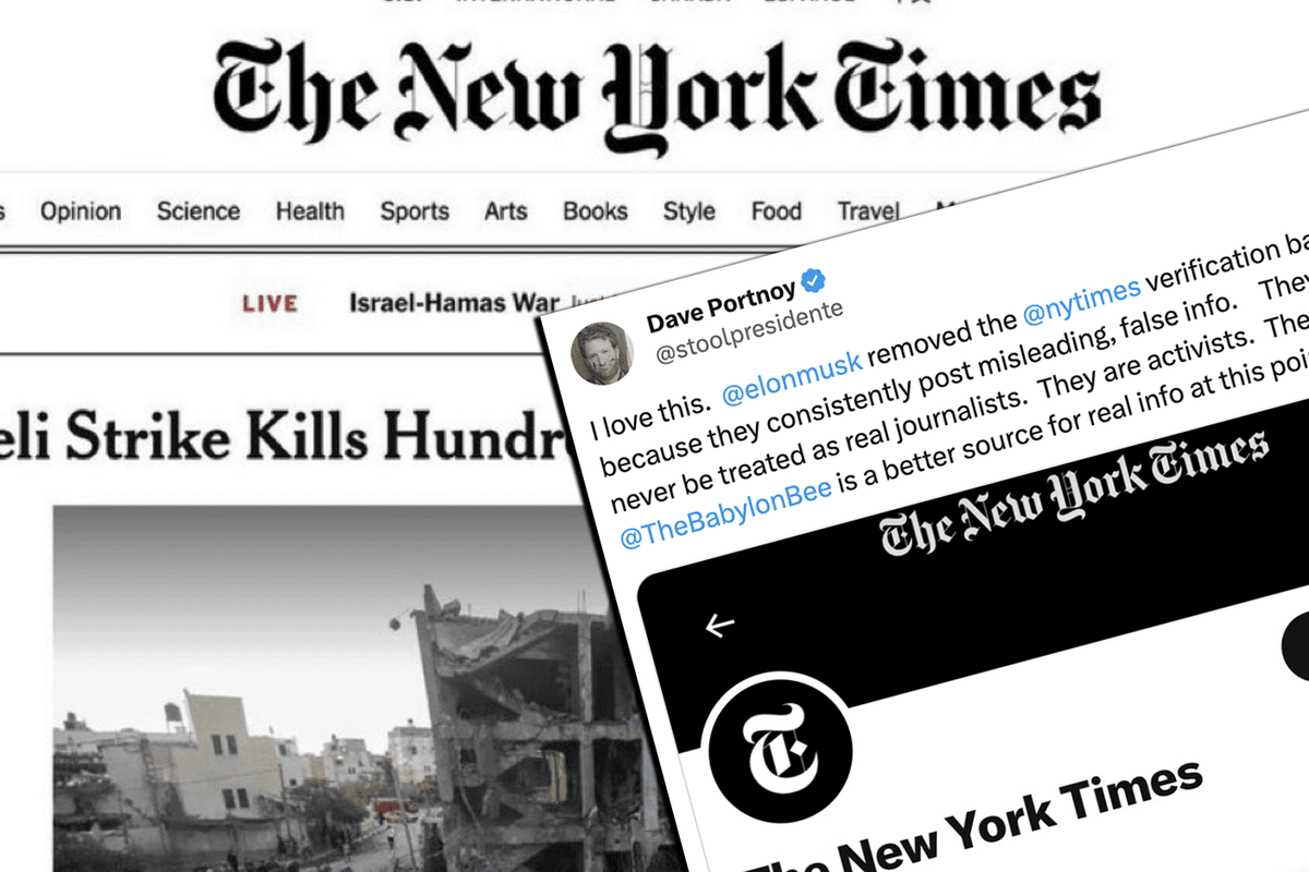 Did Elon Musk Strip NYT's Verification Badge Over Their Fake News And Anti-Israel Misinformation?