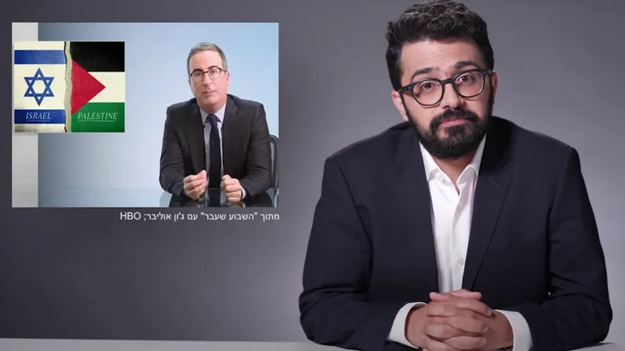 Watch: Israel's 'John Oliver' blasts the real John Oliver's antisemitic comments over Israel-Palestine conflict