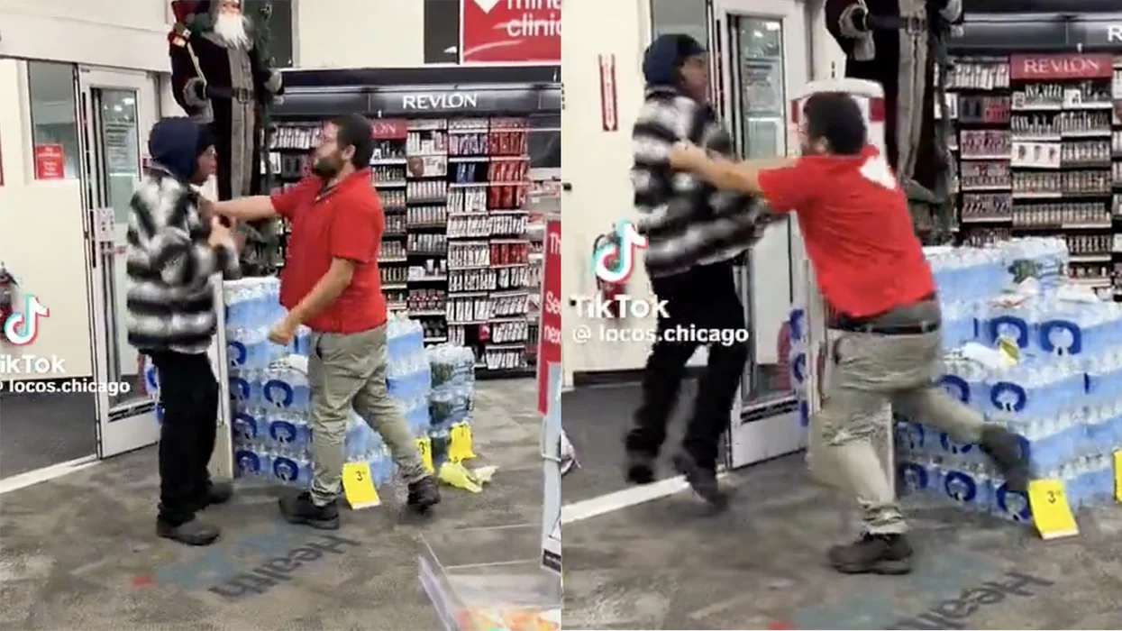Video shows CVS employee pushed by one shoplifter too many, so he starts dropping bombs